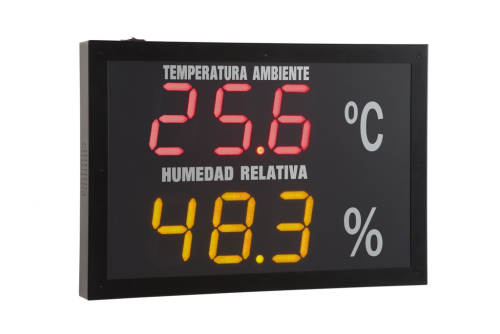 Imagen Panel digital de temperatura y humedad